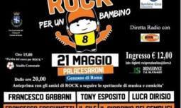 Torna 'Rock per un Bambino', sabato a Genzano serata di beneficenza