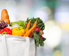 Colori a tavola e nei supermercati
